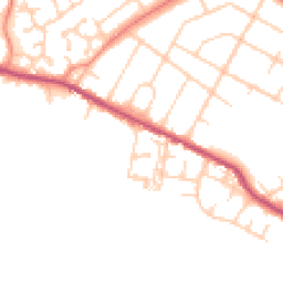 Daytime road noise heatmap for DN6 8JJ