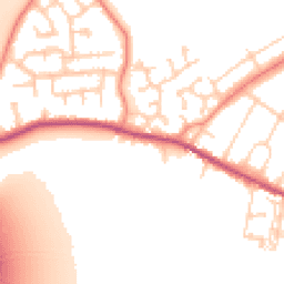 Daytime road noise heatmap for DN6 8JW
