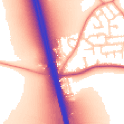 Daytime road noise heatmap for DN6 8LB