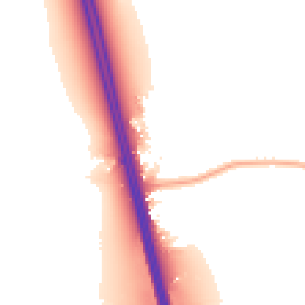 Night-time road noise heatmap for DN6 8LB