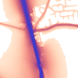 Daytime road noise heatmap for DN6 8LJ
