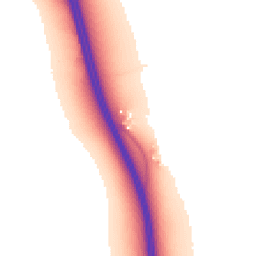 Night-time road noise heatmap for DN6 8LS