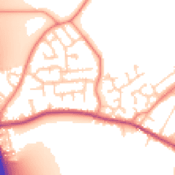 Daytime road noise heatmap for DN6 8NS