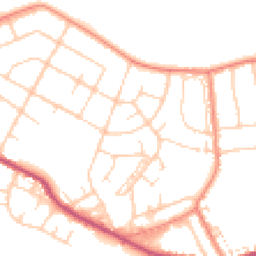 Daytime road noise heatmap for DN6 8QF