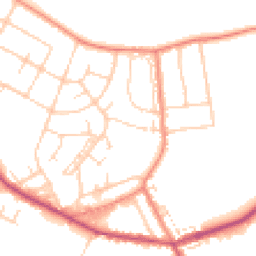 Daytime road noise heatmap for DN6 8QS