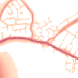 Daytime road noise heatmap for DN6 8RP