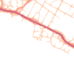 Daytime road noise heatmap for DN6 8SF