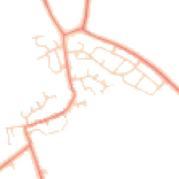 Daytime road noise heatmap for DN6 9LH
