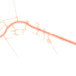 Daytime road noise heatmap for DN6 9LL