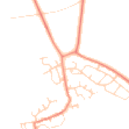 Daytime road noise heatmap for DN6 9NB