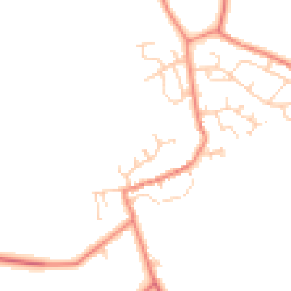 Daytime road noise heatmap for DN6 9RE