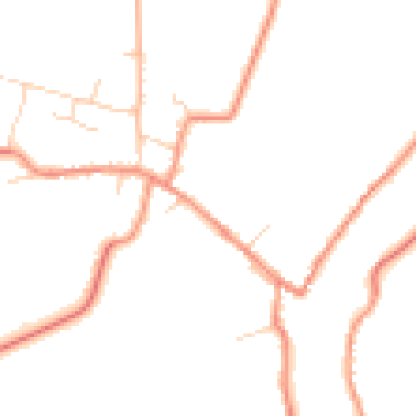 Daytime road noise heatmap for DN9 1RE