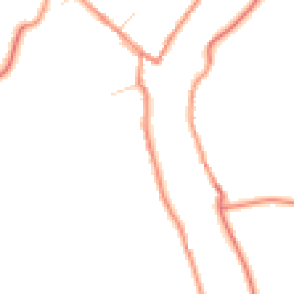 Daytime road noise heatmap for DN9 1RP