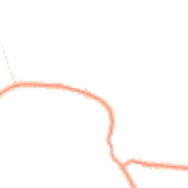Daytime road noise heatmap for DN9 2BT