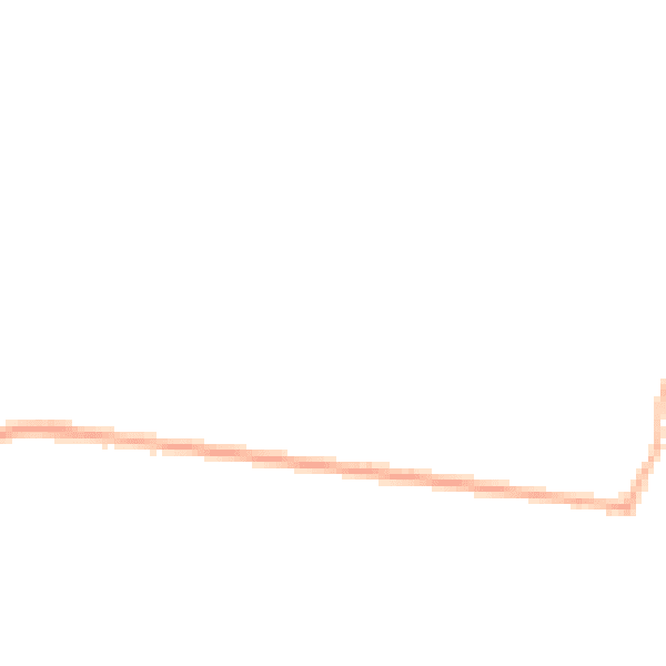 Night-time road noise heatmap for DN9 2RB
