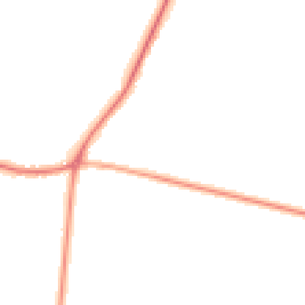 Night-time road noise heatmap for DN9 3AW
