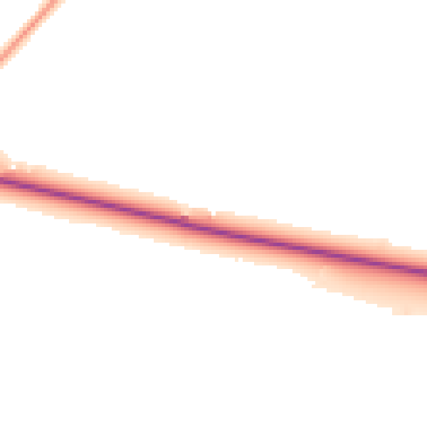Daytime road noise heatmap for DN9 3NT