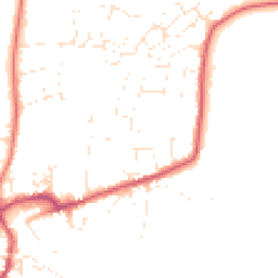 Daytime road noise heatmap for DT10 1AA