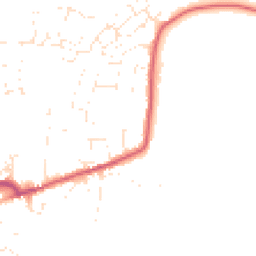 Daytime road noise heatmap for DT10 1AL