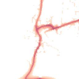 Daytime road noise heatmap for DT10 1AS