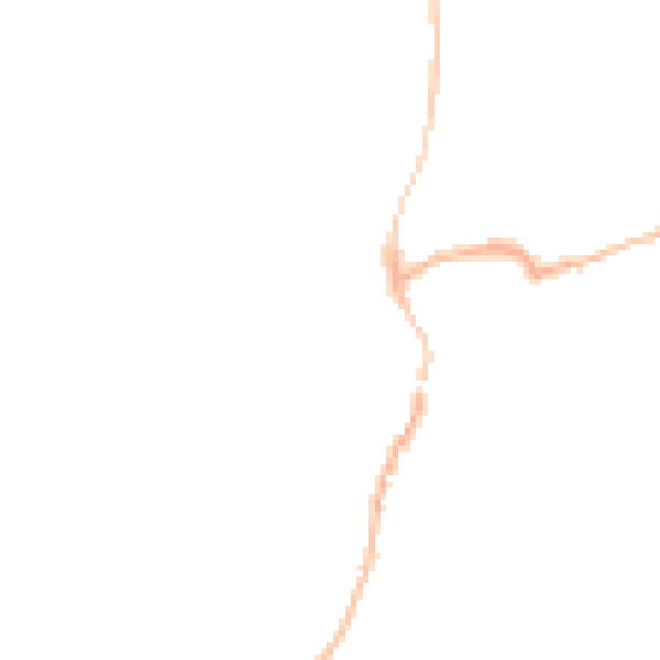 Night-time road noise heatmap for DT10 1AY
