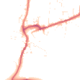 Daytime road noise heatmap for DT10 1BN