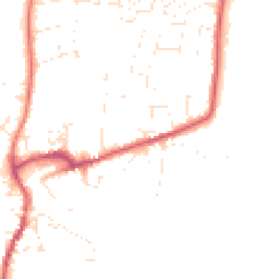 Daytime road noise heatmap for DT10 1BQ