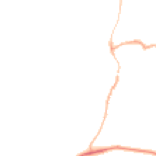 Night-time road noise heatmap for DT10 1BX