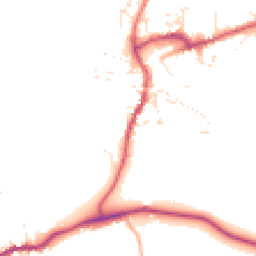 Daytime road noise heatmap for DT10 1BZ