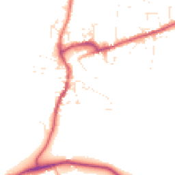 Daytime road noise heatmap for DT10 1DE