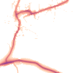 Daytime road noise heatmap for DT10 1DF