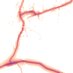 Daytime road noise heatmap for DT10 1DG