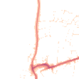 Daytime road noise heatmap for DT10 1DS