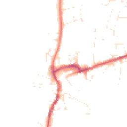 Daytime road noise heatmap for DT10 1DU