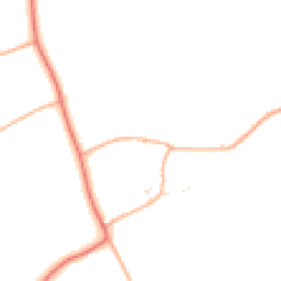 Daytime road noise heatmap for DT10 1JA