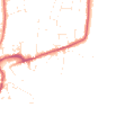 Daytime road noise heatmap for DT10 1JG