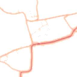 Daytime road noise heatmap for DT10 1LH