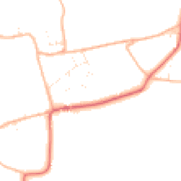 Daytime road noise heatmap for DT10 1LJ
