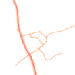 Daytime road noise heatmap for DT10 1LY