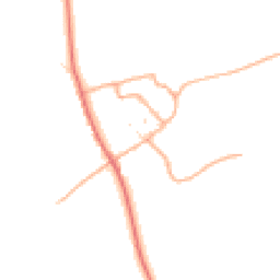 Daytime road noise heatmap for DT10 1NA