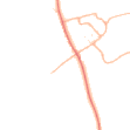Daytime road noise heatmap for DT10 1NB