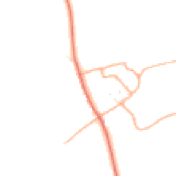 Daytime road noise heatmap for DT10 1NF