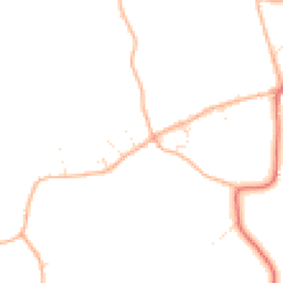 Daytime road noise heatmap for DT10 1QD