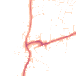 Daytime road noise heatmap for DT10 1QZ