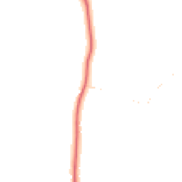 Daytime road noise heatmap for DT10 2BE