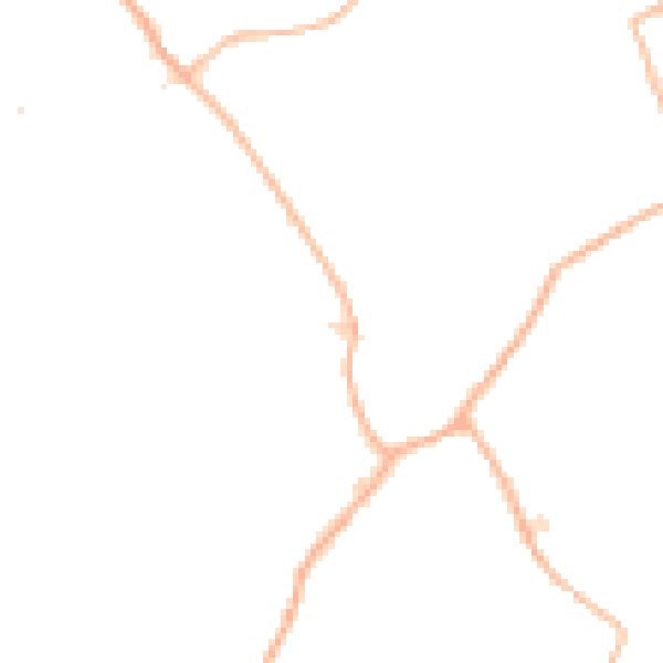 Daytime road noise heatmap for DT10 2BH