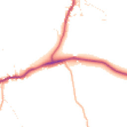 Daytime road noise heatmap for DT10 2BS