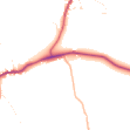 Daytime road noise heatmap for DT10 2BT