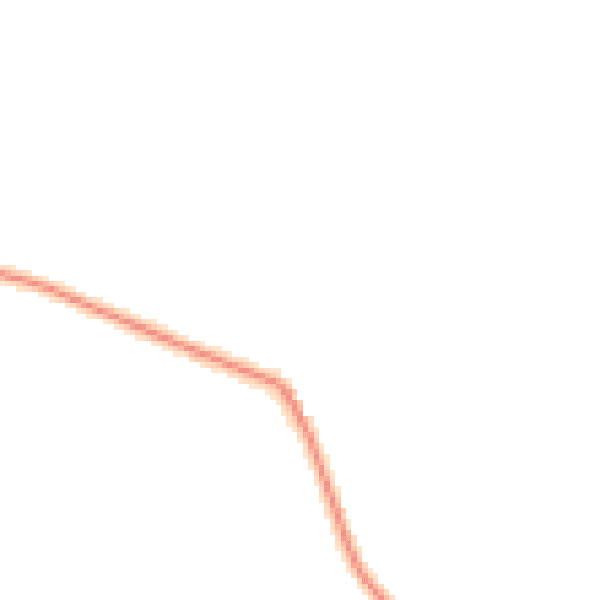 Night-time road noise heatmap for DT10 2BU