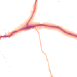 Daytime road noise heatmap for DT10 2HQ